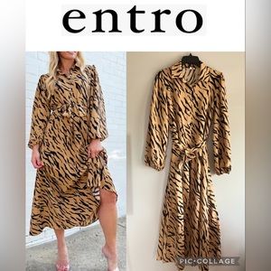 Entro animal print dress